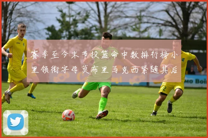 赛季至今末节投篮命中数排行榜小里领衔字母莫布里马克西紧随其后